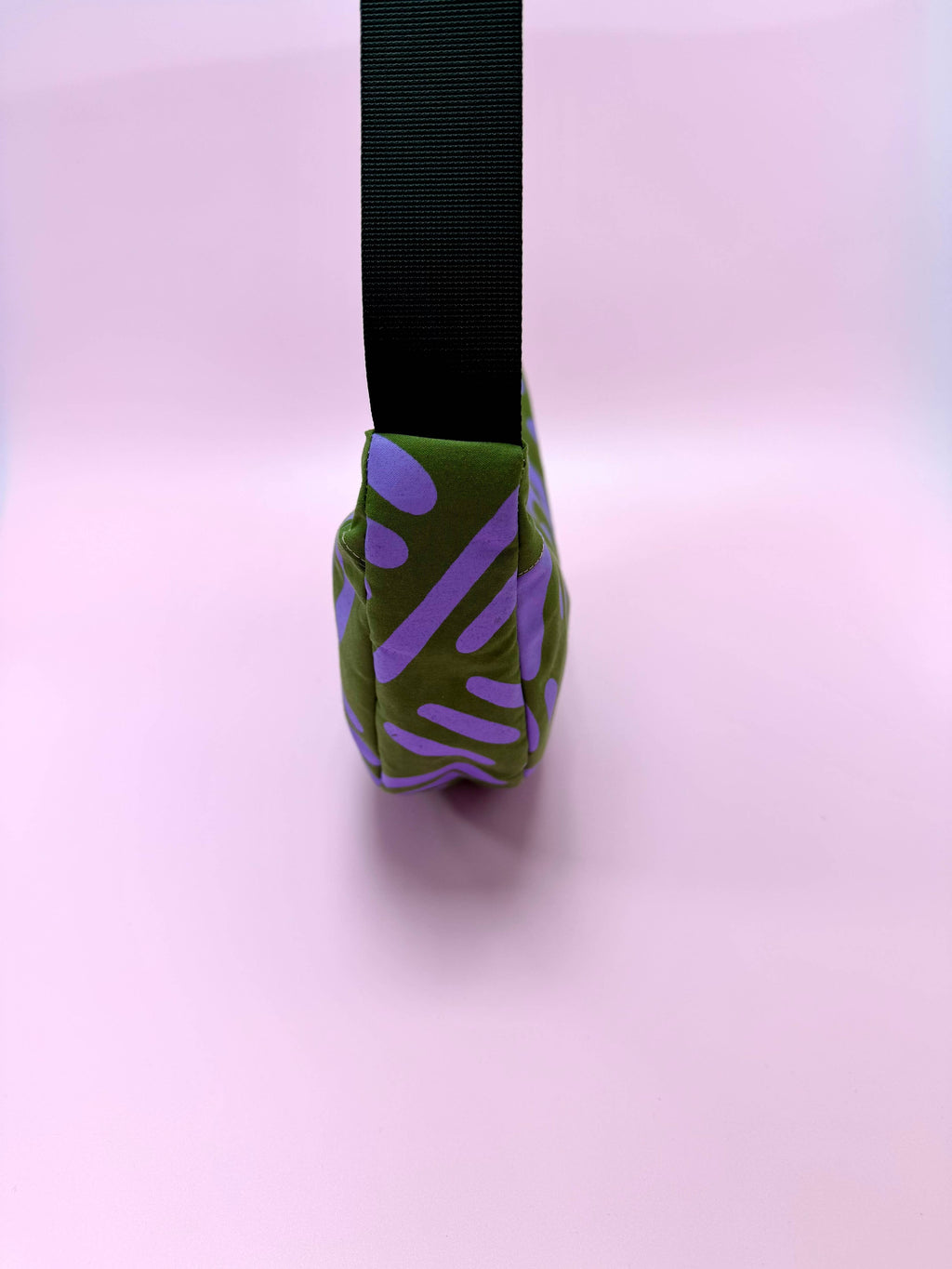 Yolla Studio Purple and Green Abstract Bag