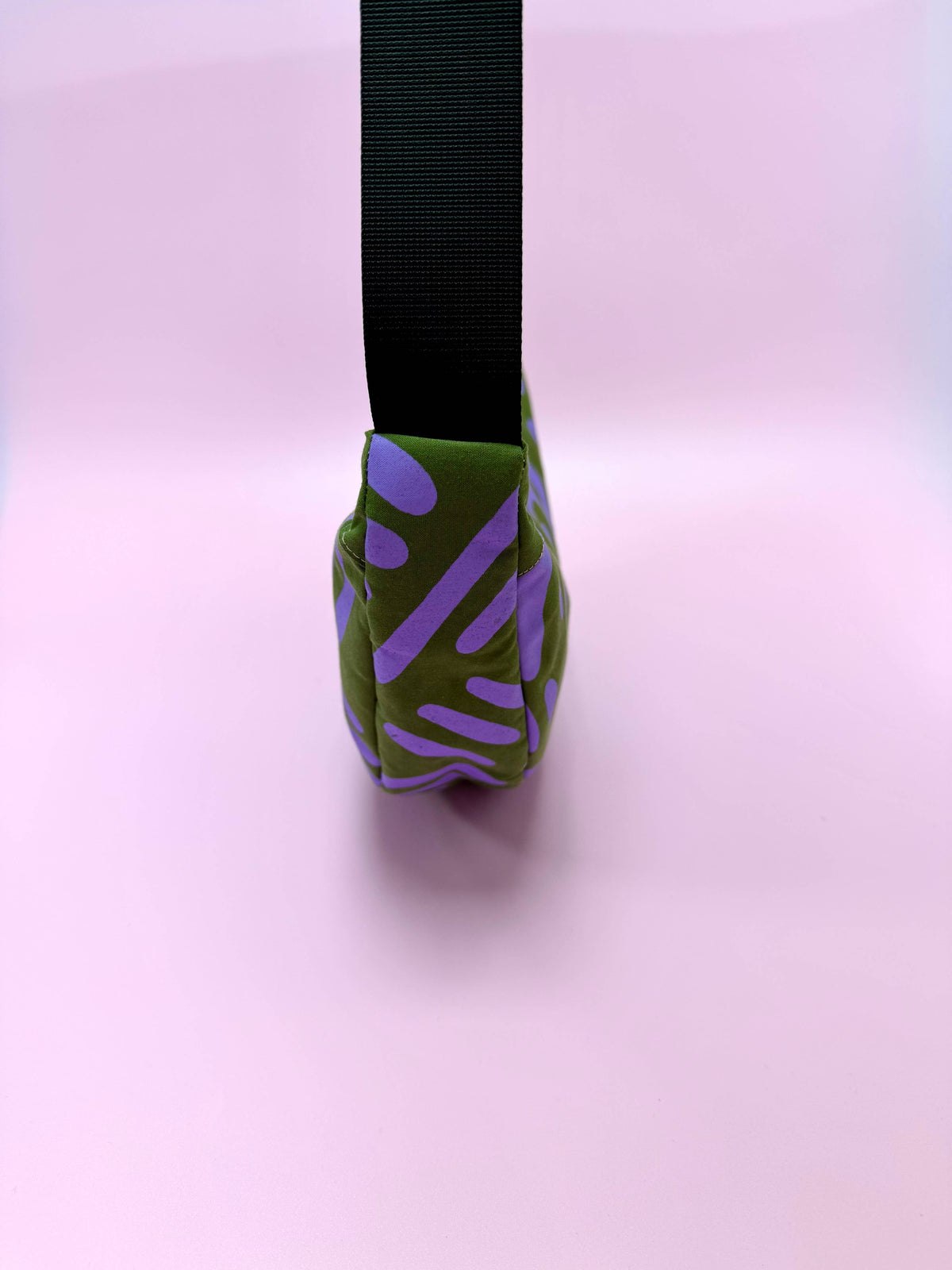 Yolla Studio Purple and Green Abstract Bag