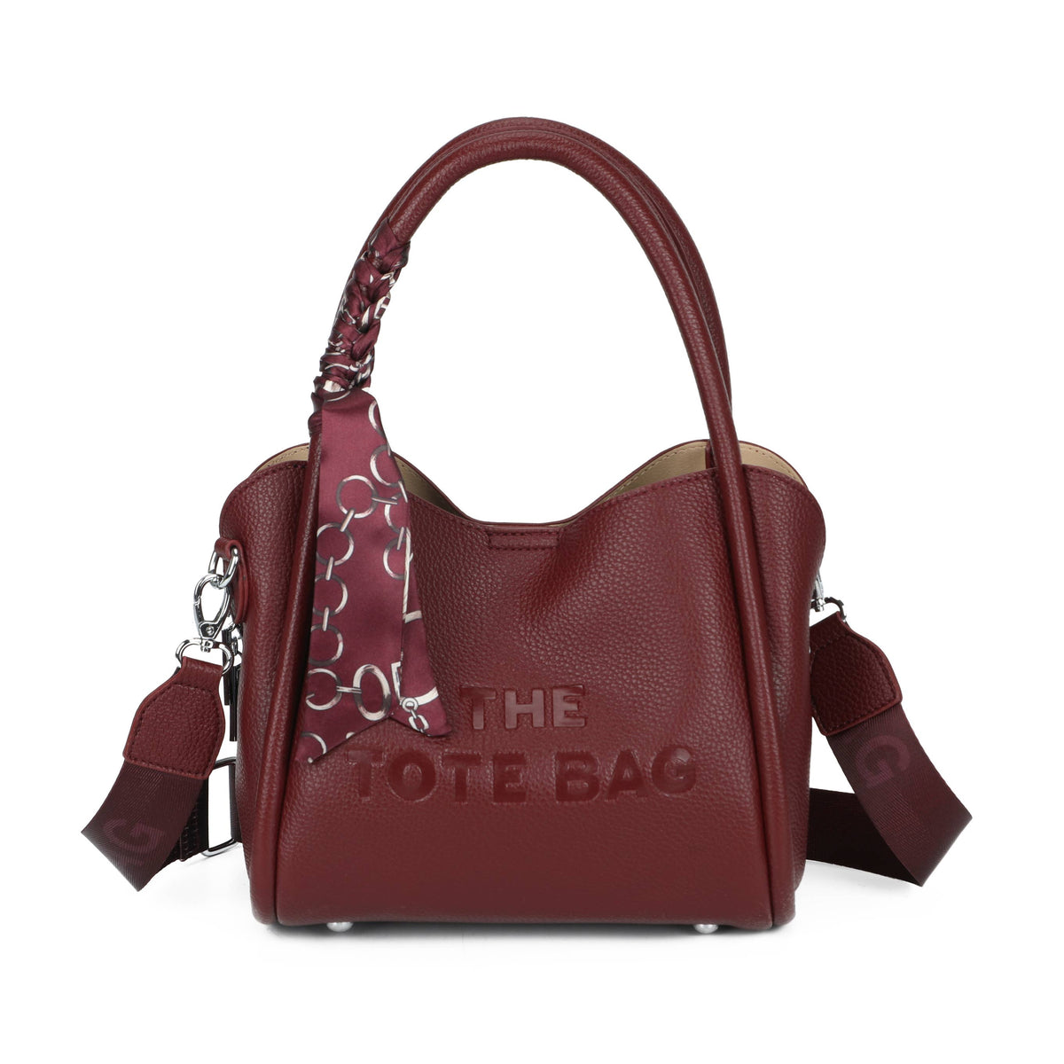Wine Scarf Tote Bag