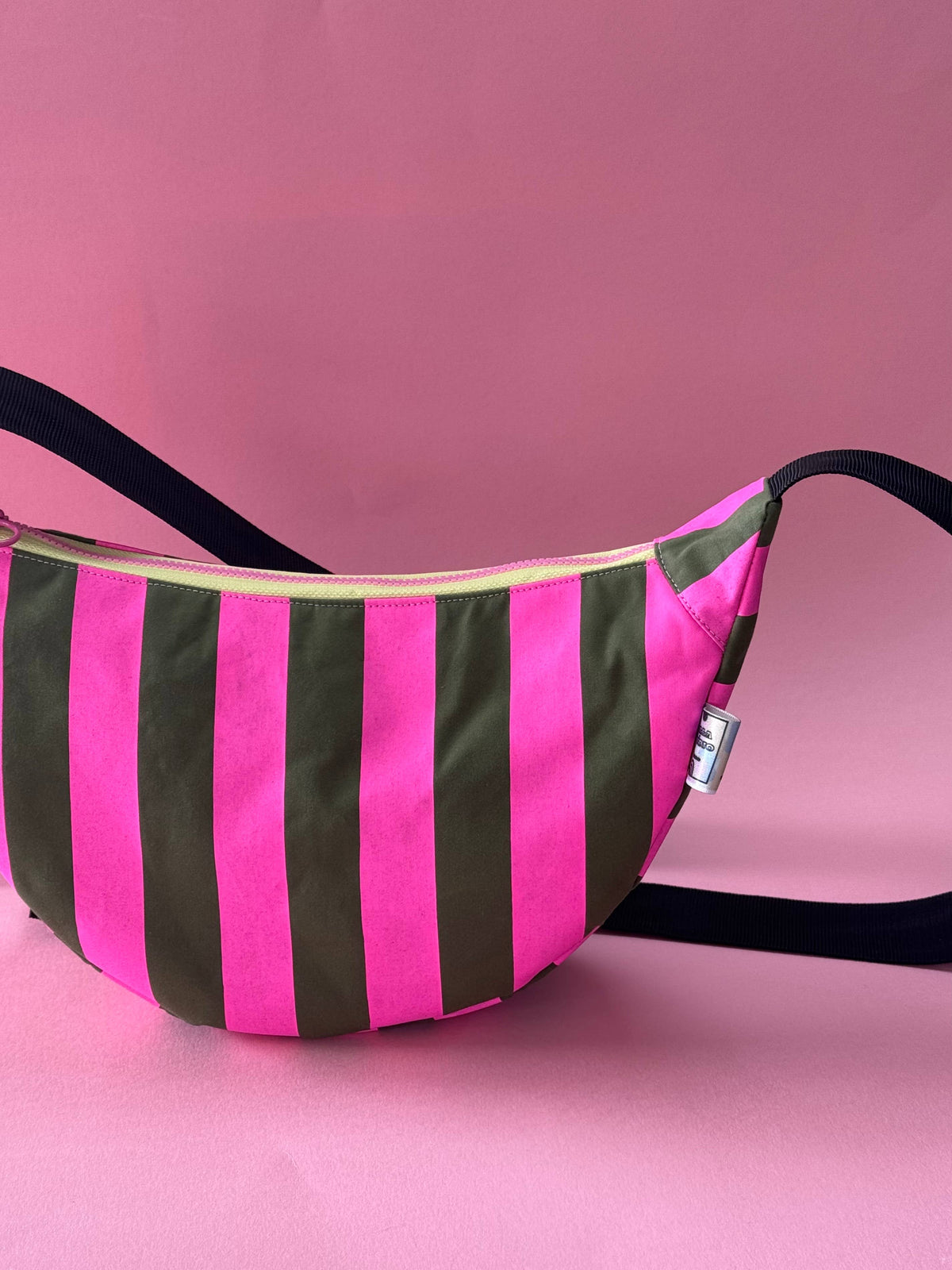 Yolla Studio Pink and Green stripes Bag